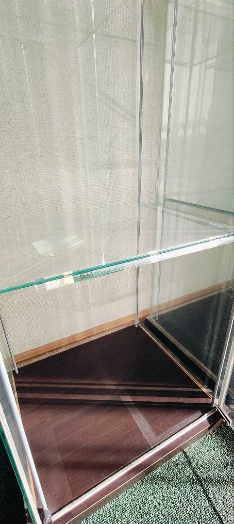 IKEA デトルフ ガラス扉キャビネット DIODER ディオーデル 照明付き