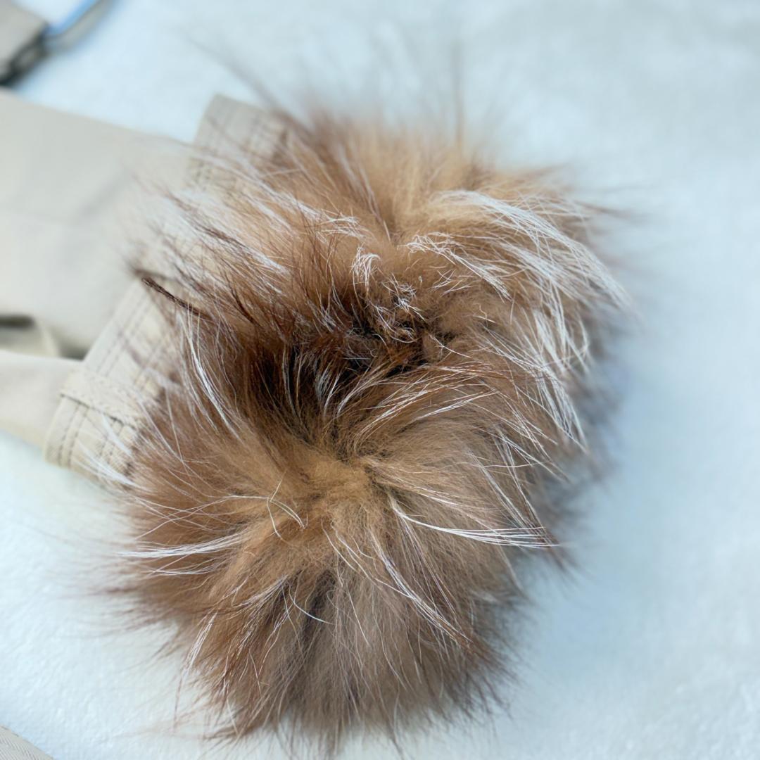 【ほぼ未使用】バーバリー ブルーレーベル トレンチコート ライナー ファー 38