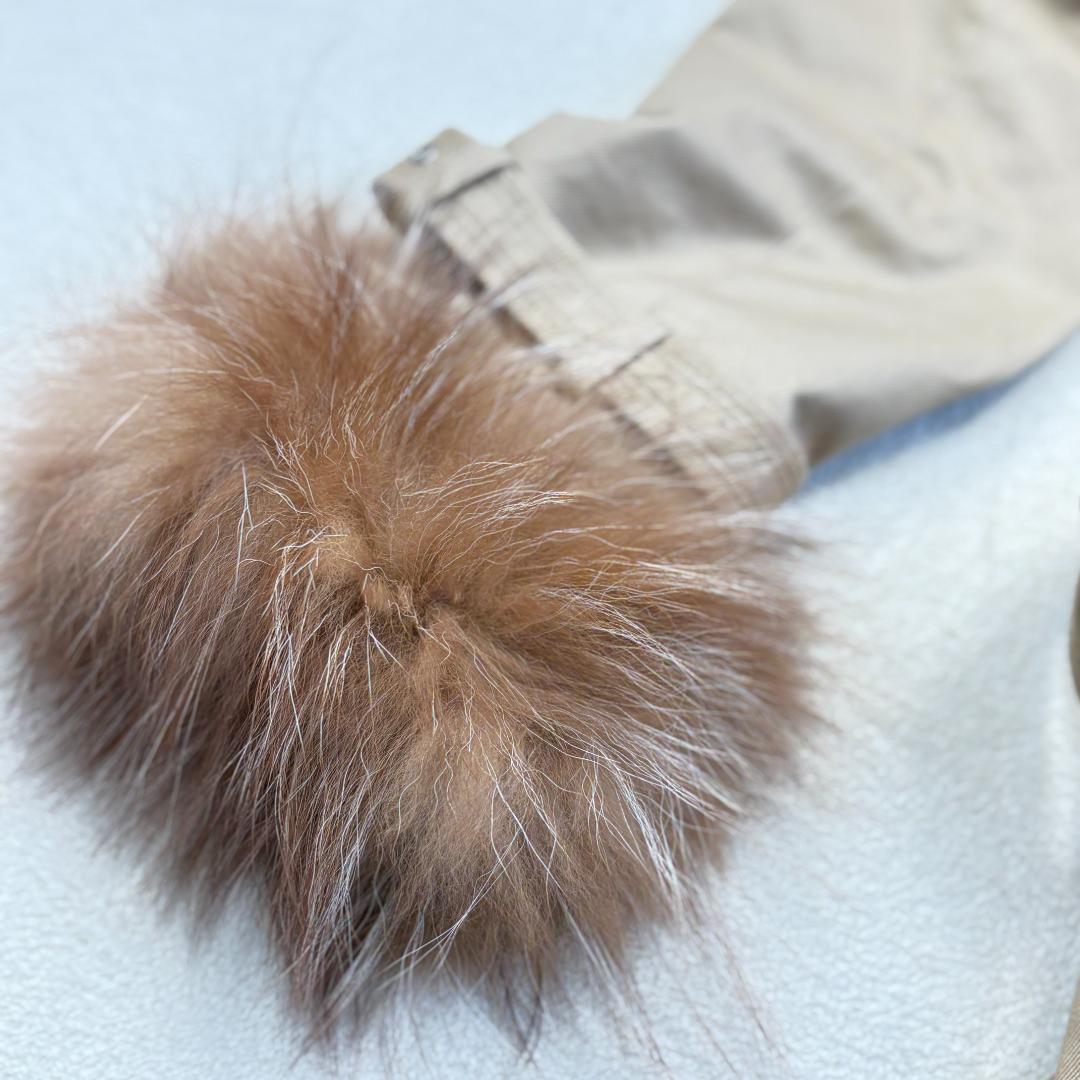 【ほぼ未使用】バーバリー ブルーレーベル トレンチコート ライナー ファー 38