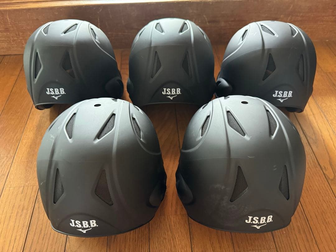 ミズノ製 両耳 つや消しヘルメット