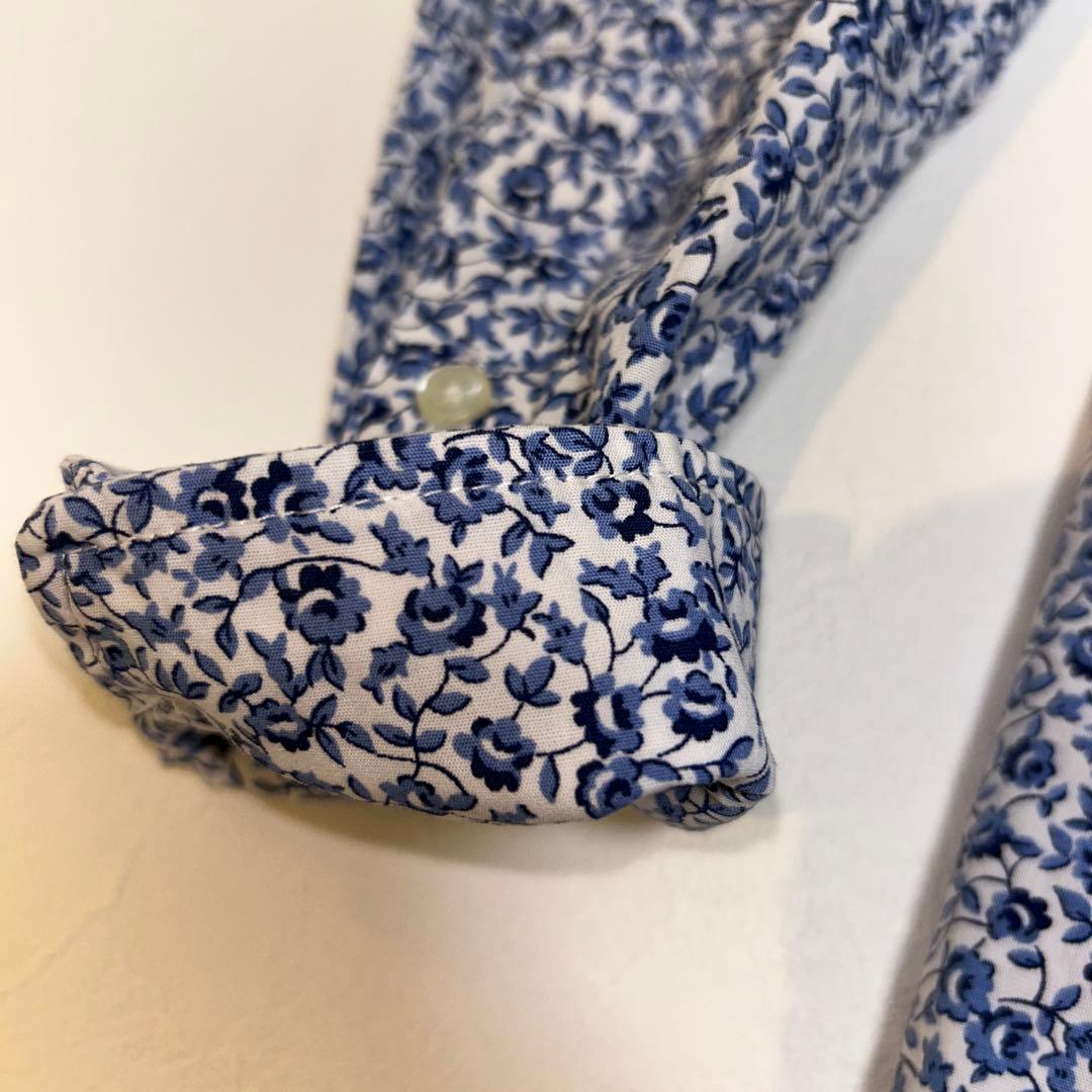 【極美品】　ポロラルフローレン　シャツワンピース 150cm 花柄　長袖