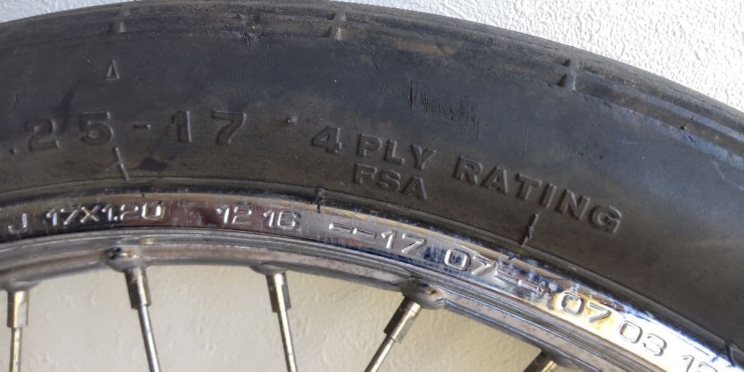 スポークホイール 17x1.20 2.25