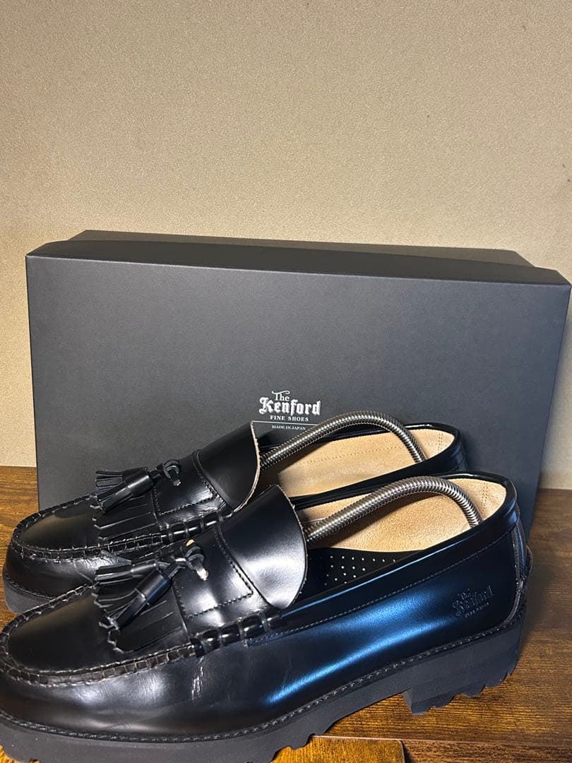 The Kenford Fineshoesタンクソール キルトタッセルローファー