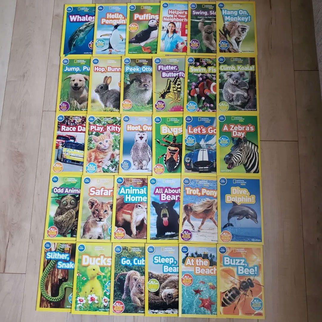 National Geographic kids preとUsborne 80冊