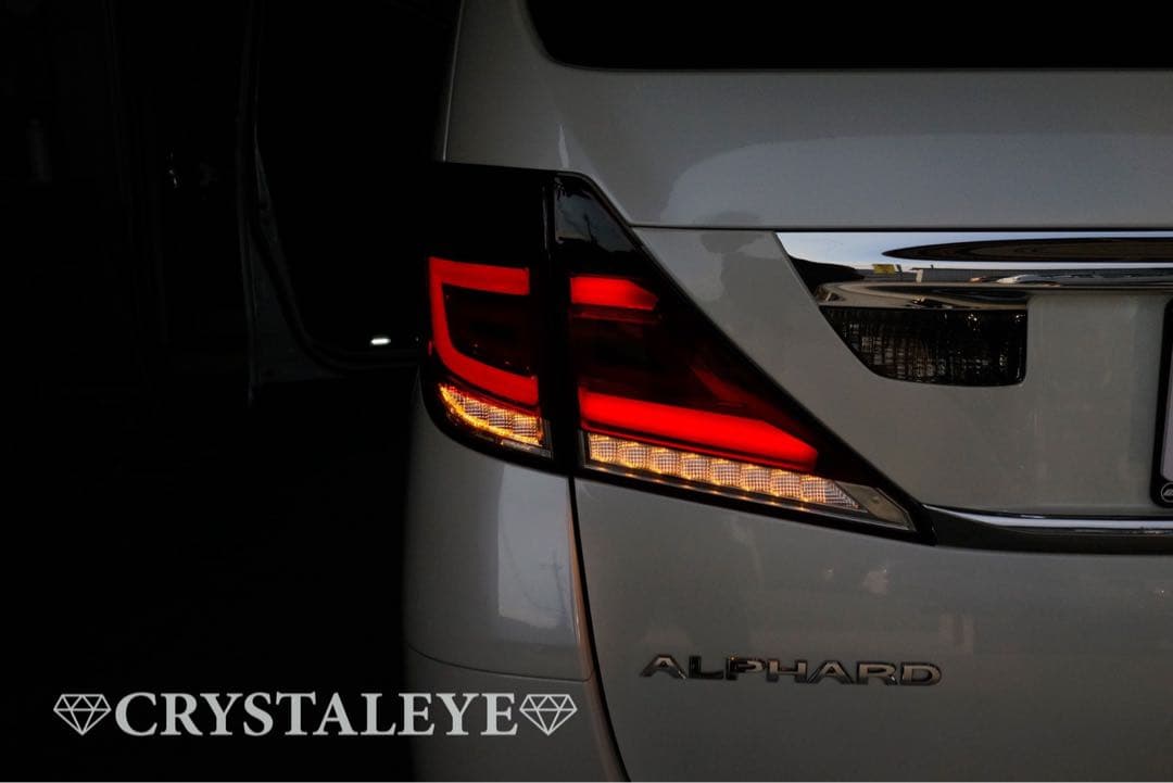 タカ☆新品20アルヴェル用ファイバーフルLEDテールランプ V3