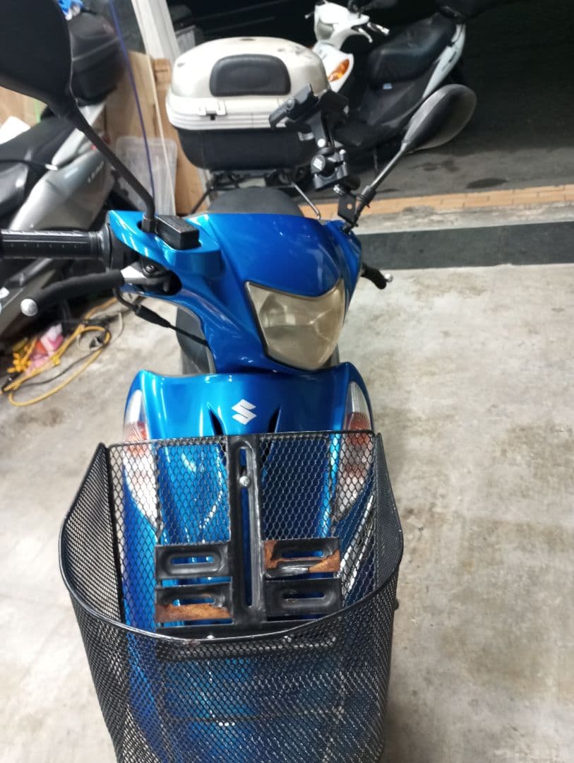 中古　アドレスV125g スズキ スクーター 青 46399km