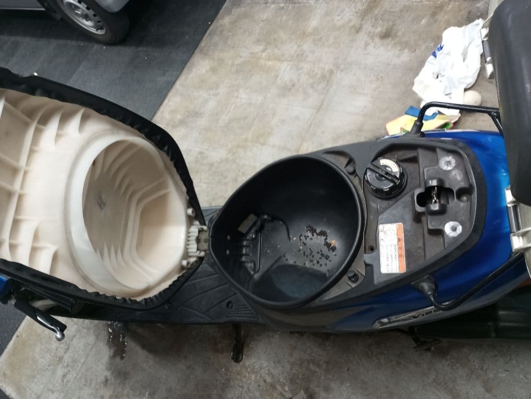 中古　アドレスV125g スズキ スクーター 青 46399km