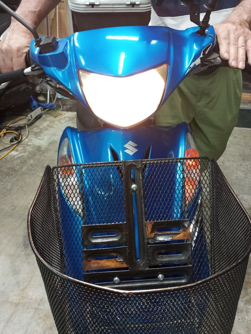 中古　アドレスV125g スズキ スクーター 青 46399km