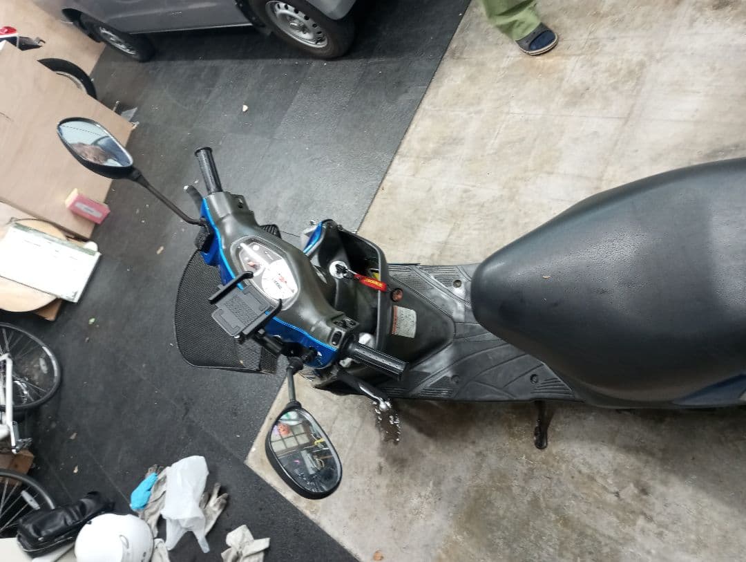 中古　アドレスV125g スズキ スクーター 青 46399km