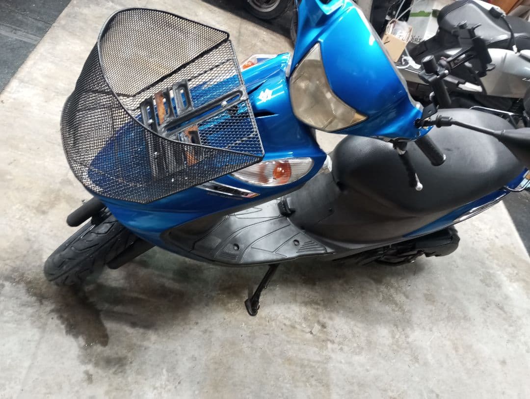 中古　アドレスV125g スズキ スクーター 青 46399km