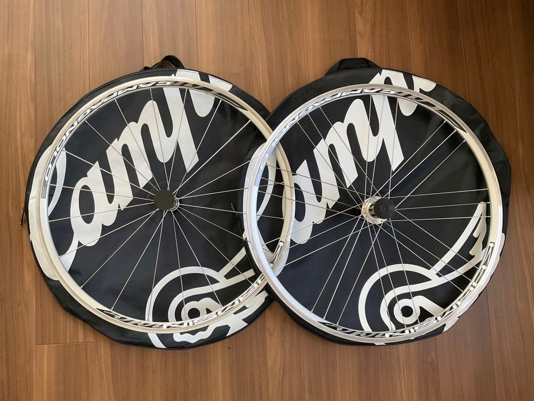 カンパニョーロ　カムシンホイール　シルバー　シマノ&カンパフリー