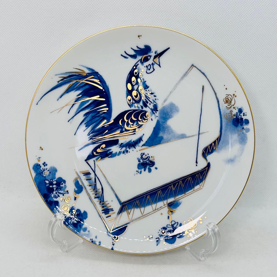 マイセン 酉年 イヤープレート 2005 飾り皿 メモリアルプレート