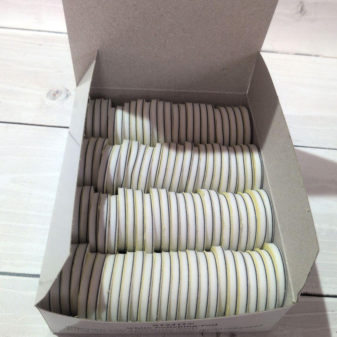 生産終了品 SIMO-r1 研磨パッド 白 300枚 修復クリーム 3本