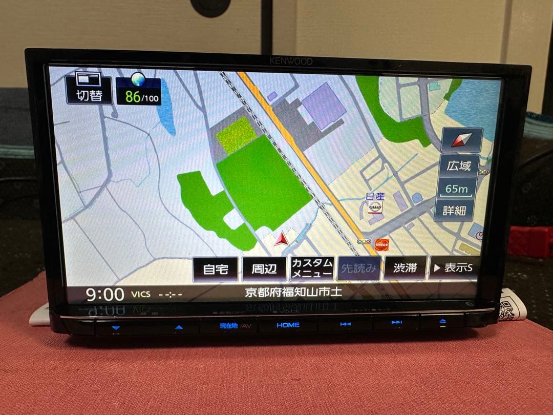 KENWOOD メモリーナビ MDV-S708フルセグTV地図データ2020
