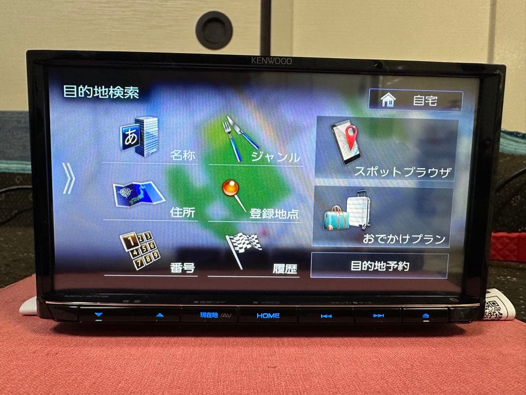 KENWOOD メモリーナビ MDV-S708フルセグTV地図データ2020