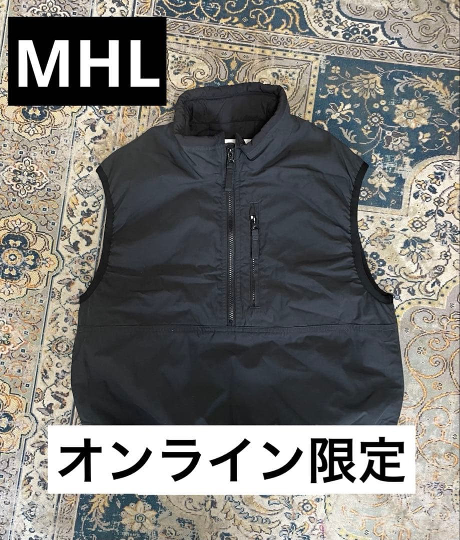 【オンライン限定】MHL. マーガレットハウエル ダウンベスト ブラック