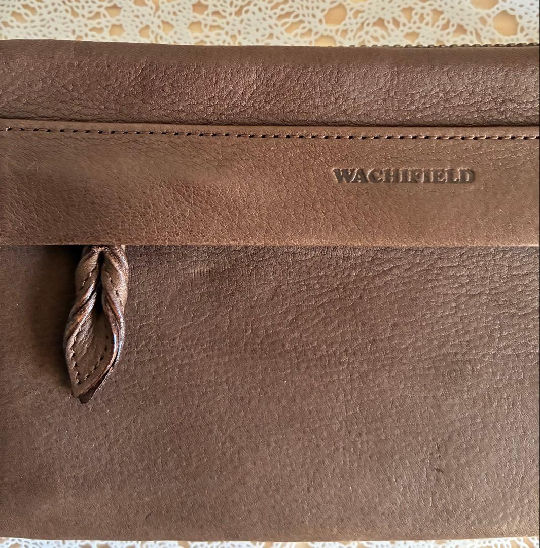 わちふぃーるど　やわらか長財布　こげ茶