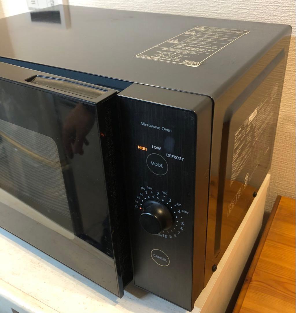 2020年製 山善 電子レンジ 18L 単機能 フラットテーブル ヘルツフリー