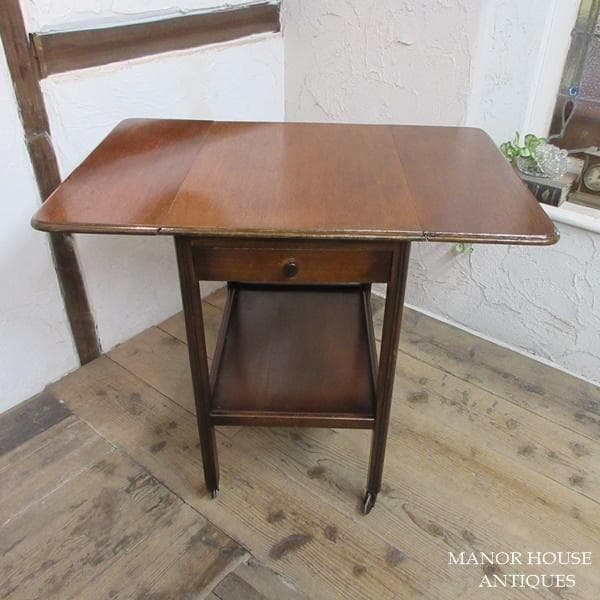 イギリス アンティーク 家具 キッチンワゴン トロリー バタフライ 6732d