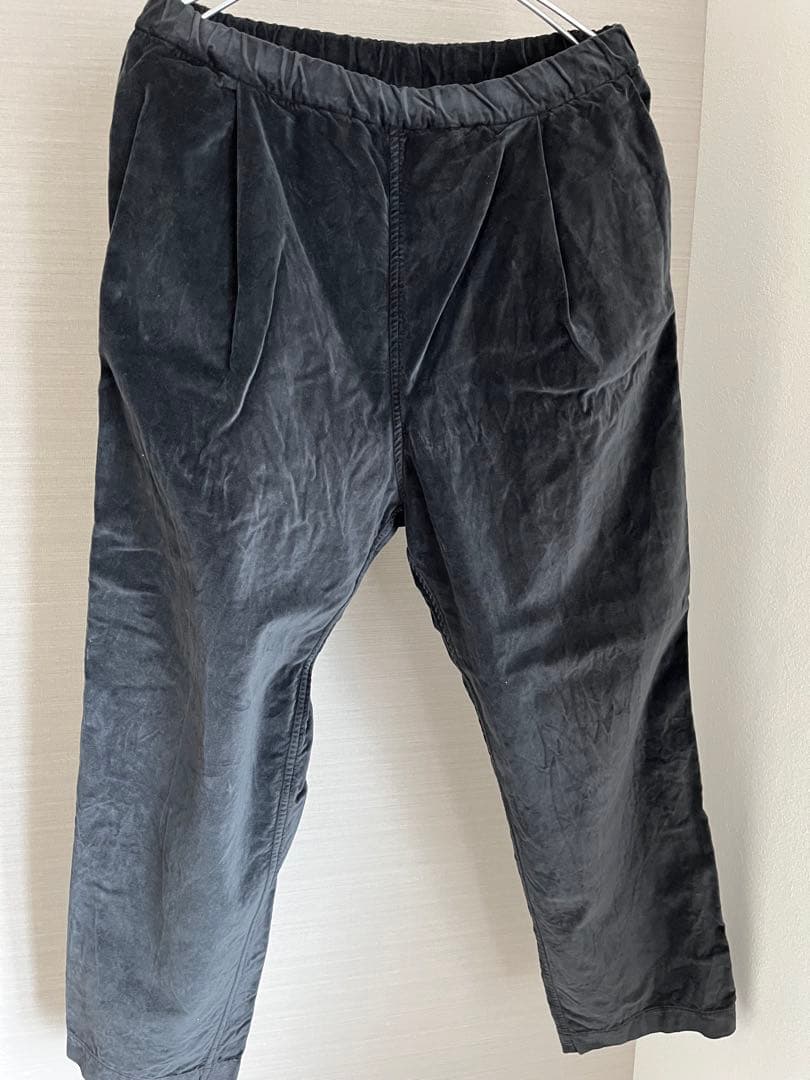 【新品】CASEYCASEY／ケーシーケーシー／ベルベットイージーパンツ