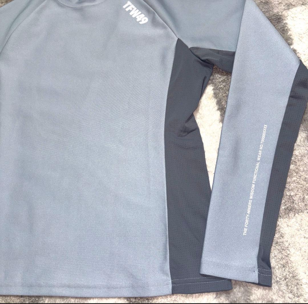 TFW49 ティーエフダブリュー49 モックネック長袖ゴルフシャツ　Mレディース