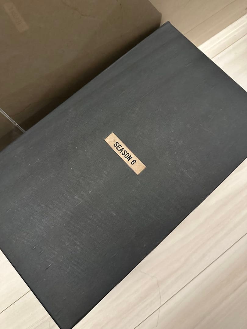 YEEZYSEASON6サンダルGRAPHITE NYLON SLIPPER43