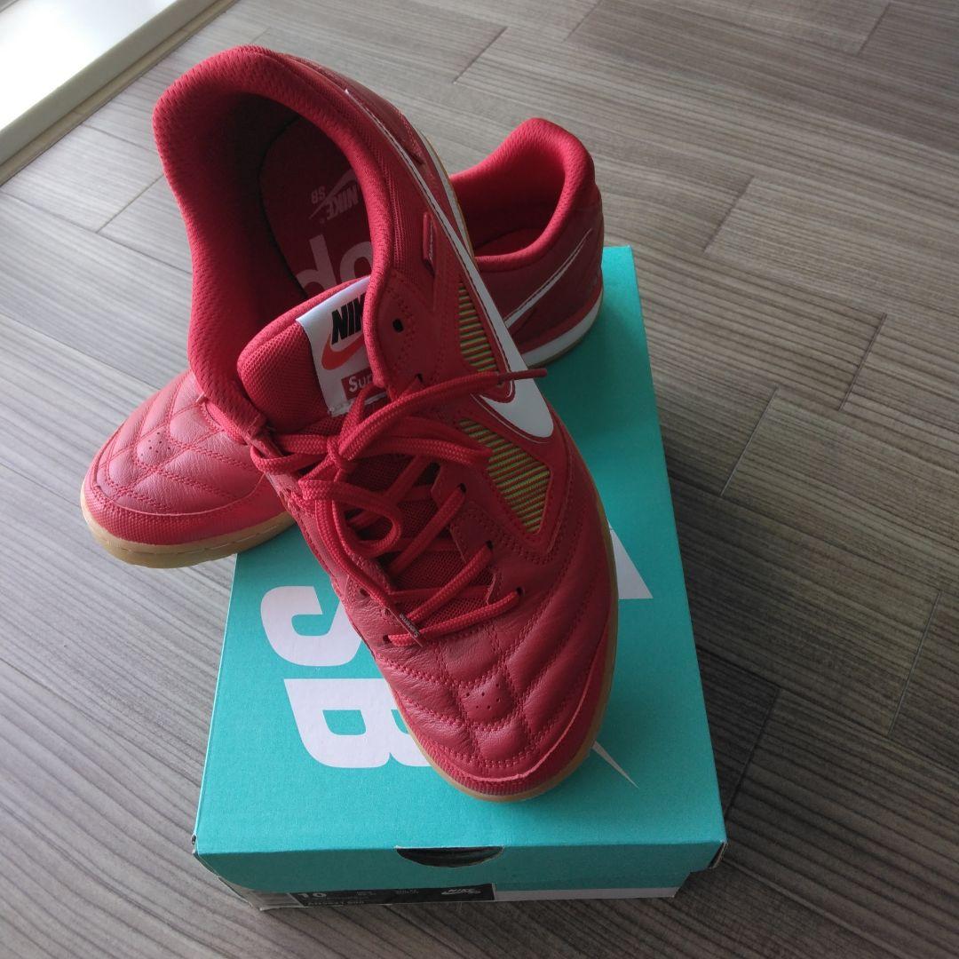 Nike SB World レッド シューズ　Supreme　サイズ28.0