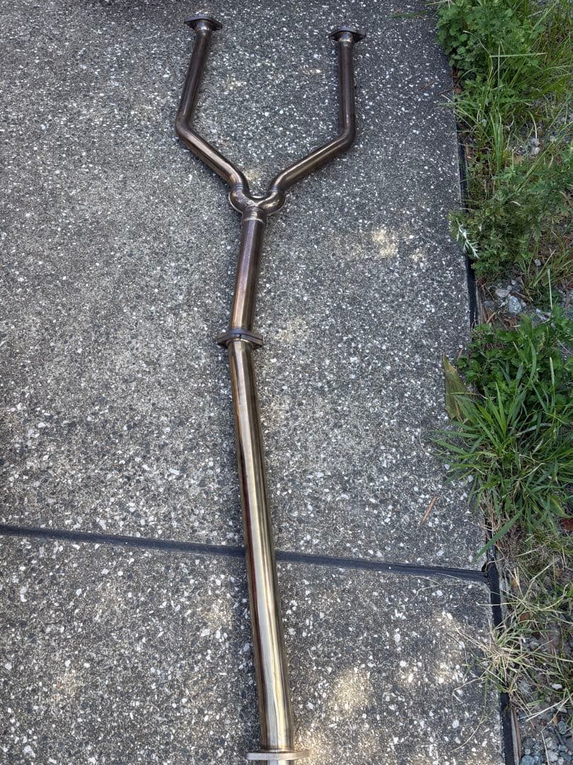 く*う様 BRASH中間ストレートマフラーマークX130系