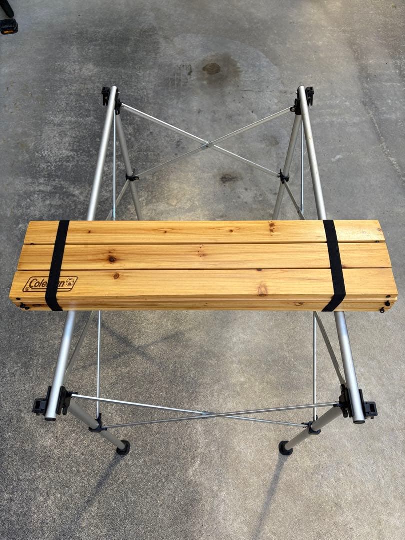コールマン　ナチュラウウッドロールテーブル90
