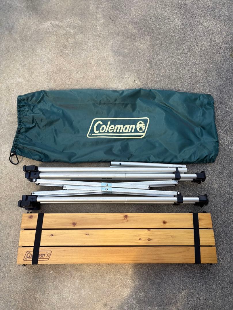 コールマン　ナチュラウウッドロールテーブル90