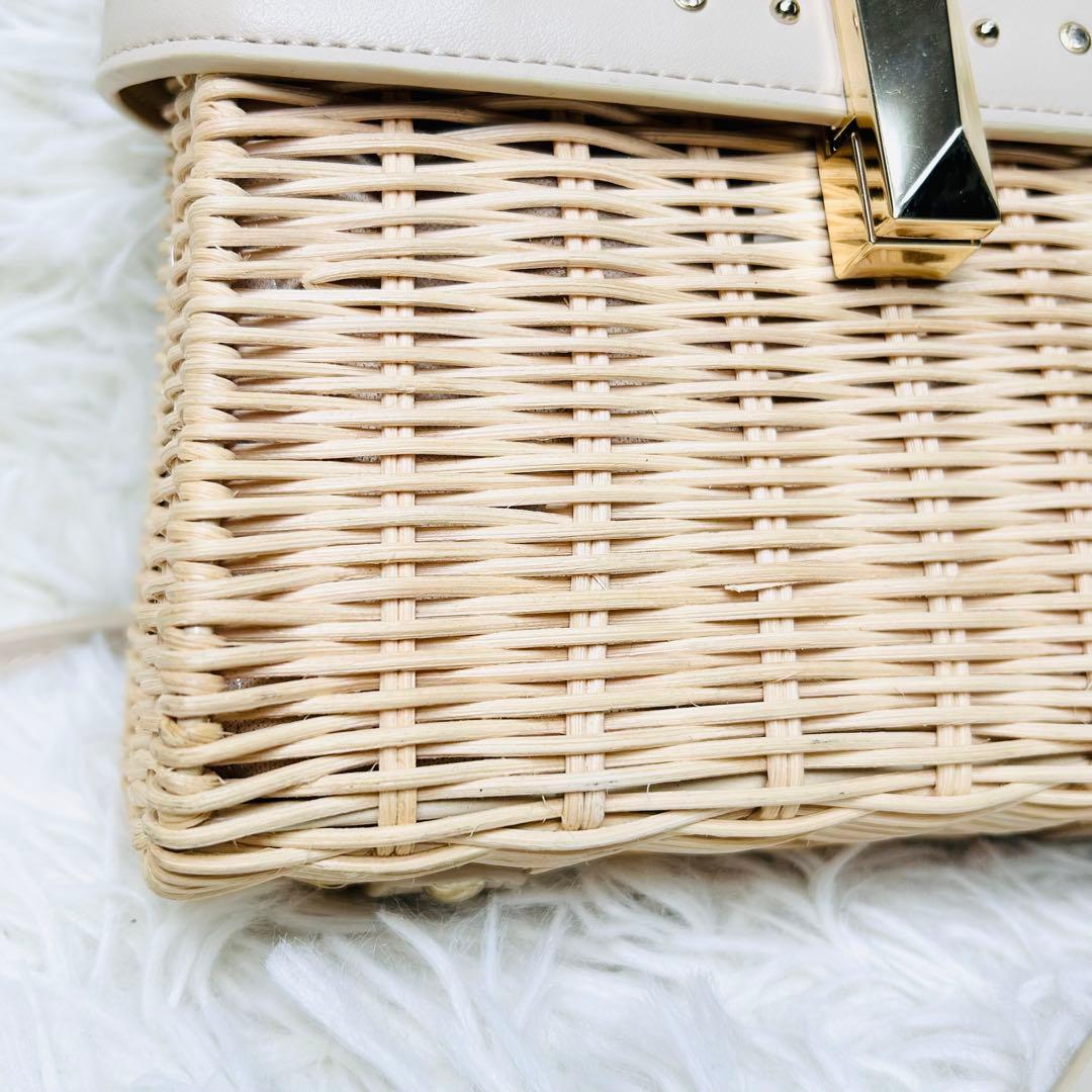 ★超希少・美品★ セルフォード ビジュー×スタッズシーズナルバッグ カゴバッグ