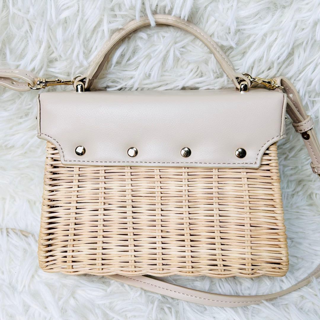 ★超希少・美品★ セルフォード ビジュー×スタッズシーズナルバッグ カゴバッグ