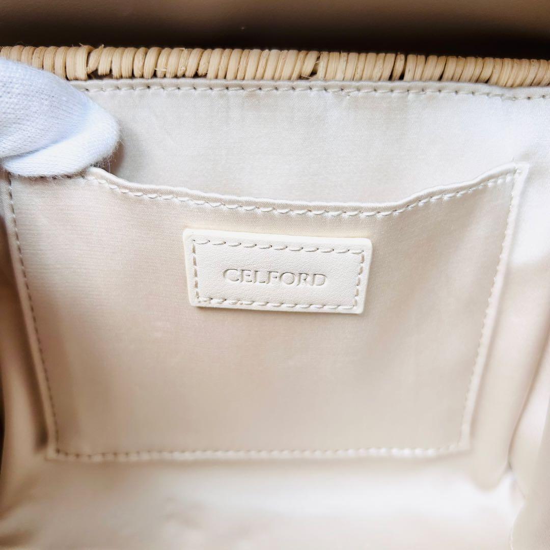 ★超希少・美品★ セルフォード ビジュー×スタッズシーズナルバッグ カゴバッグ