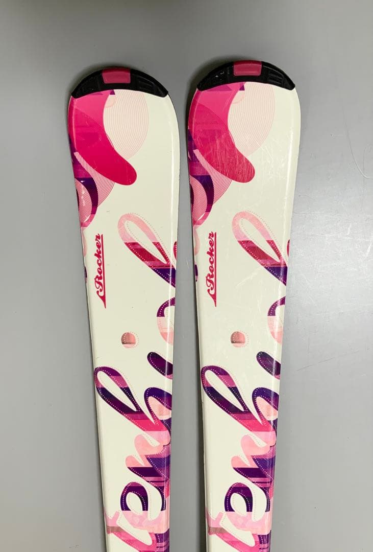 カービングスキー 4点セット　KAZAMA 板145cm／靴24-24.5cm