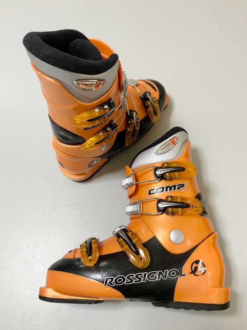 カービングスキー 4点セット　KAZAMA 板145cm／靴24-24.5cm