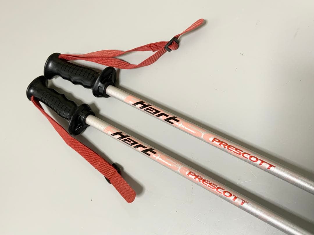 カービングスキー 4点セット　KAZAMA 板145cm／靴24-24.5cm