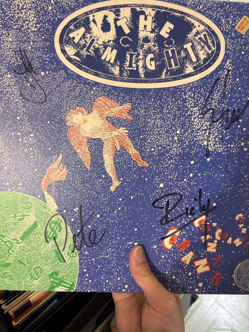 The Almighty サイン入りレコード