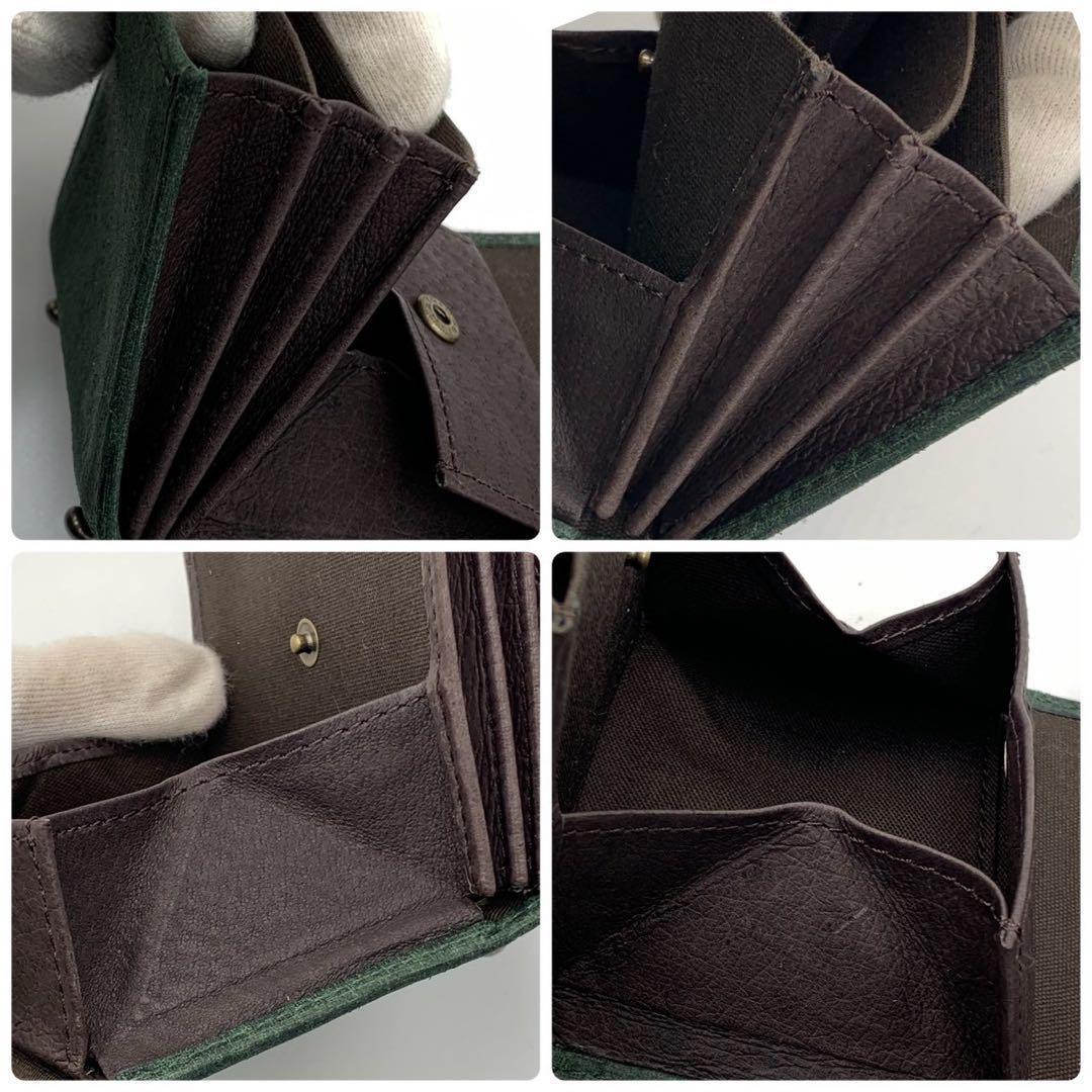 極美品✨エムピウ ミッレフォリエ クアドレッティ 三つ折り財布 ウォレット