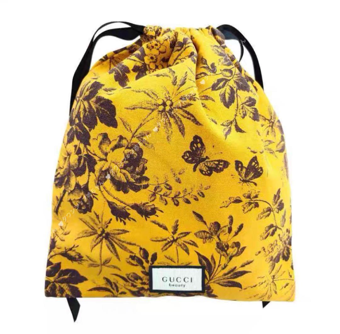 グッチ ブルーム　香水限定　ノベルティ　巾着ポーチ
