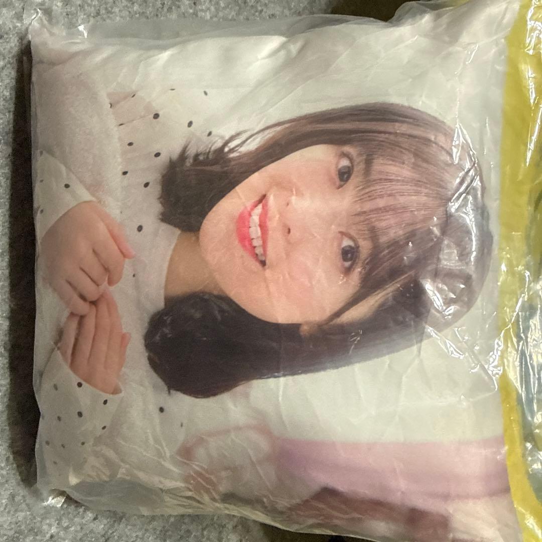 乃木フェス　柴田ゆな　サイン入りクッション プリントカード付き