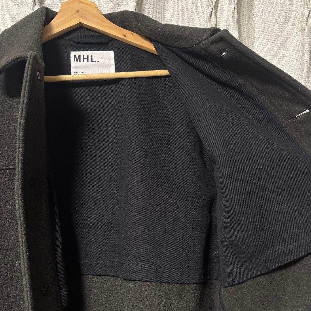 美品‼️MHL. マーガレットハウエル　ウール100% ウールコート