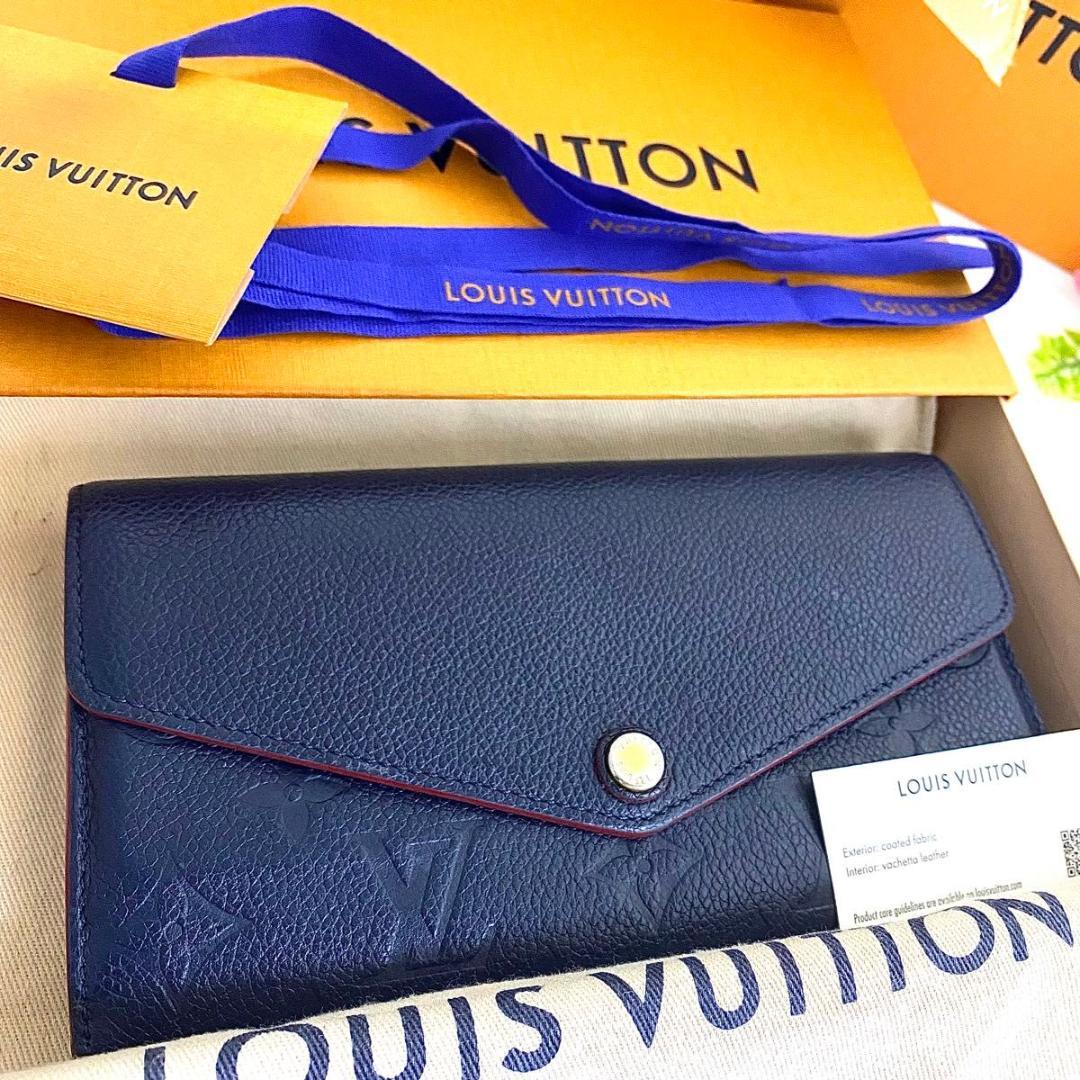 ルイ ヴィトン◎ポルトフォイユ サラ アンプラント 長財布 マリーヌルージュ