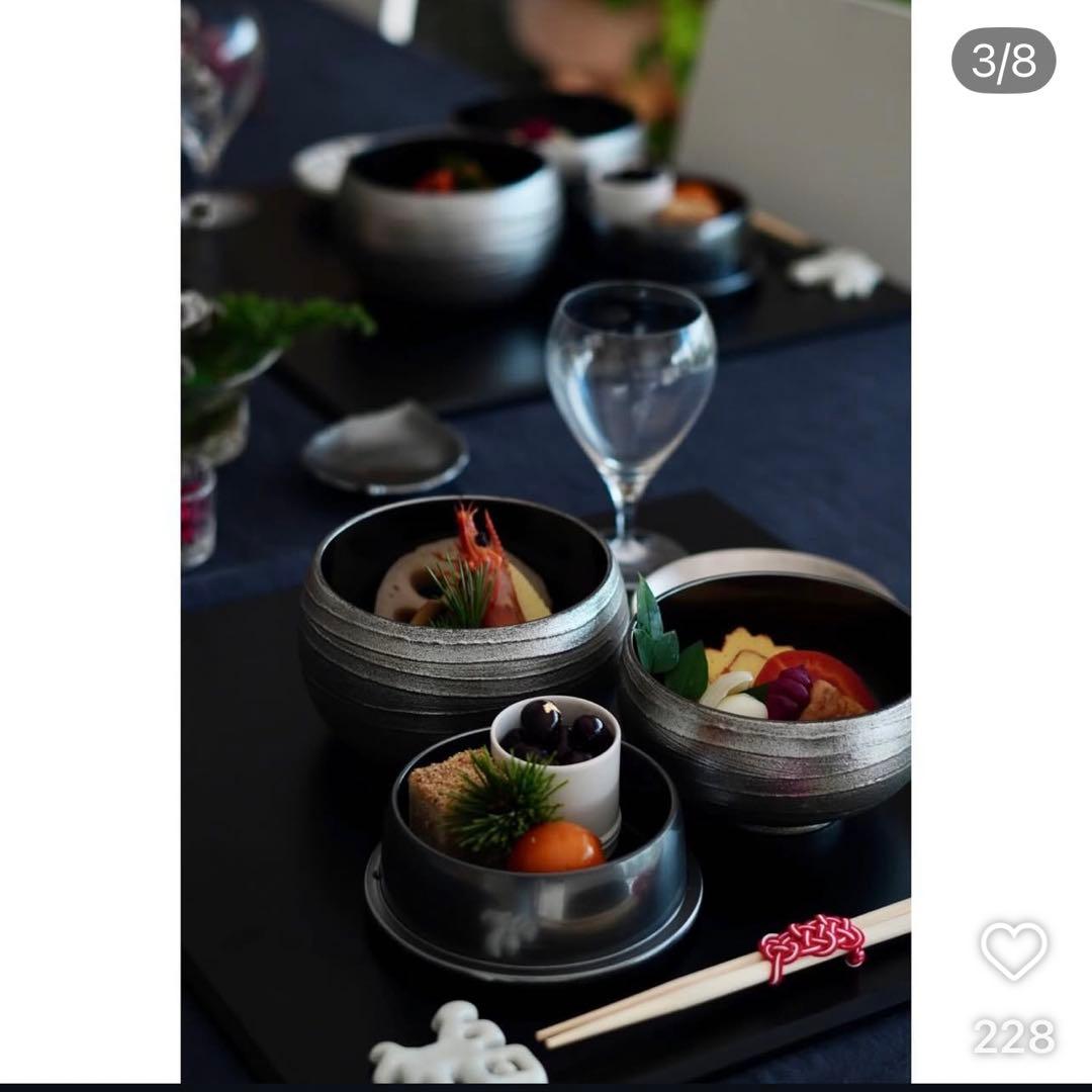 新品未使用‼️山加萩村漆器店✖️宮澤奈々さんコラボのお弁当箱 TAMATEBAKO