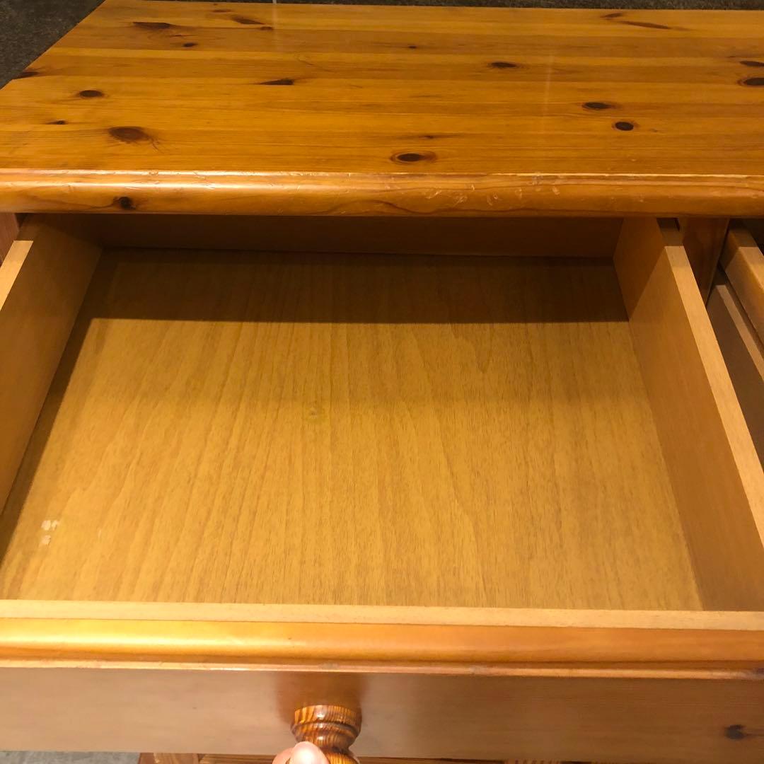 Alex　パイン無垢材　天然木　ナチュラルウッド カントリー風キャビネット