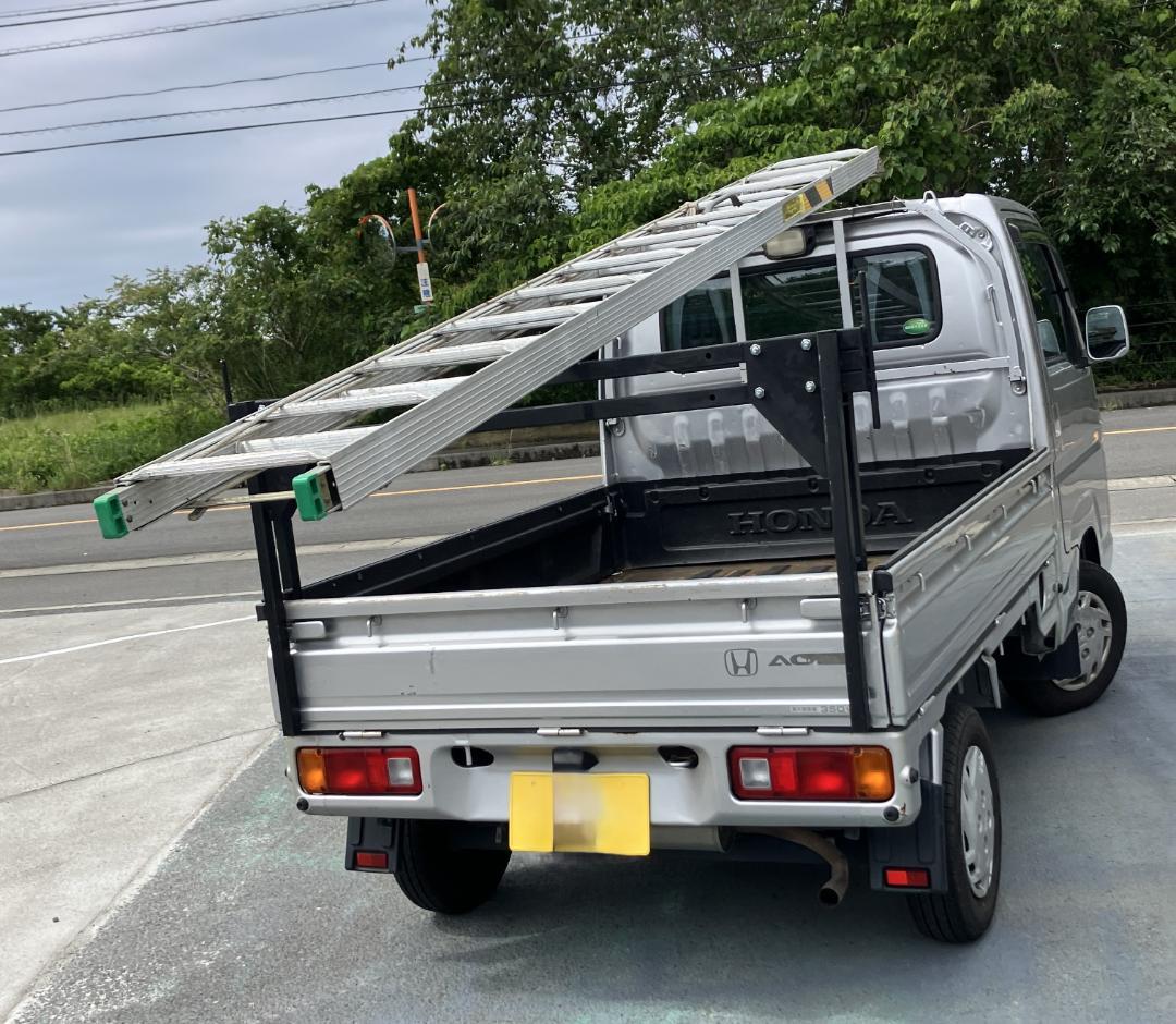 軽トラ　櫓　ヤグラ　カラー青色になります