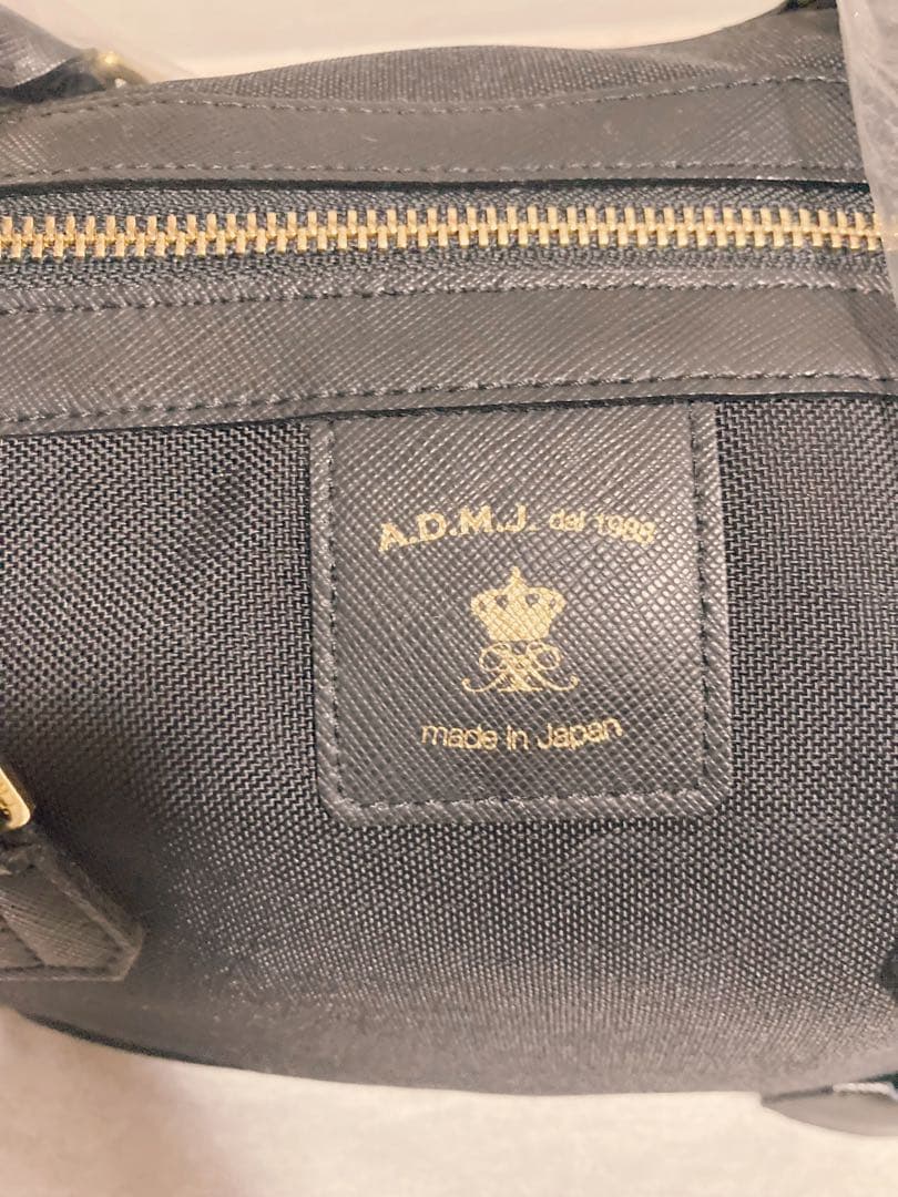 ADMJ ショルダーバッグ　ロゴプレート ナイロン アクセソワ 新品未使用