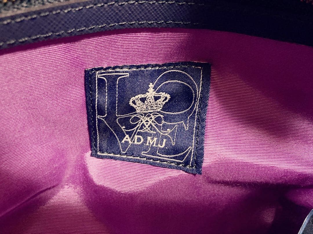 ADMJ ショルダーバッグ　ロゴプレート ナイロン アクセソワ 新品未使用