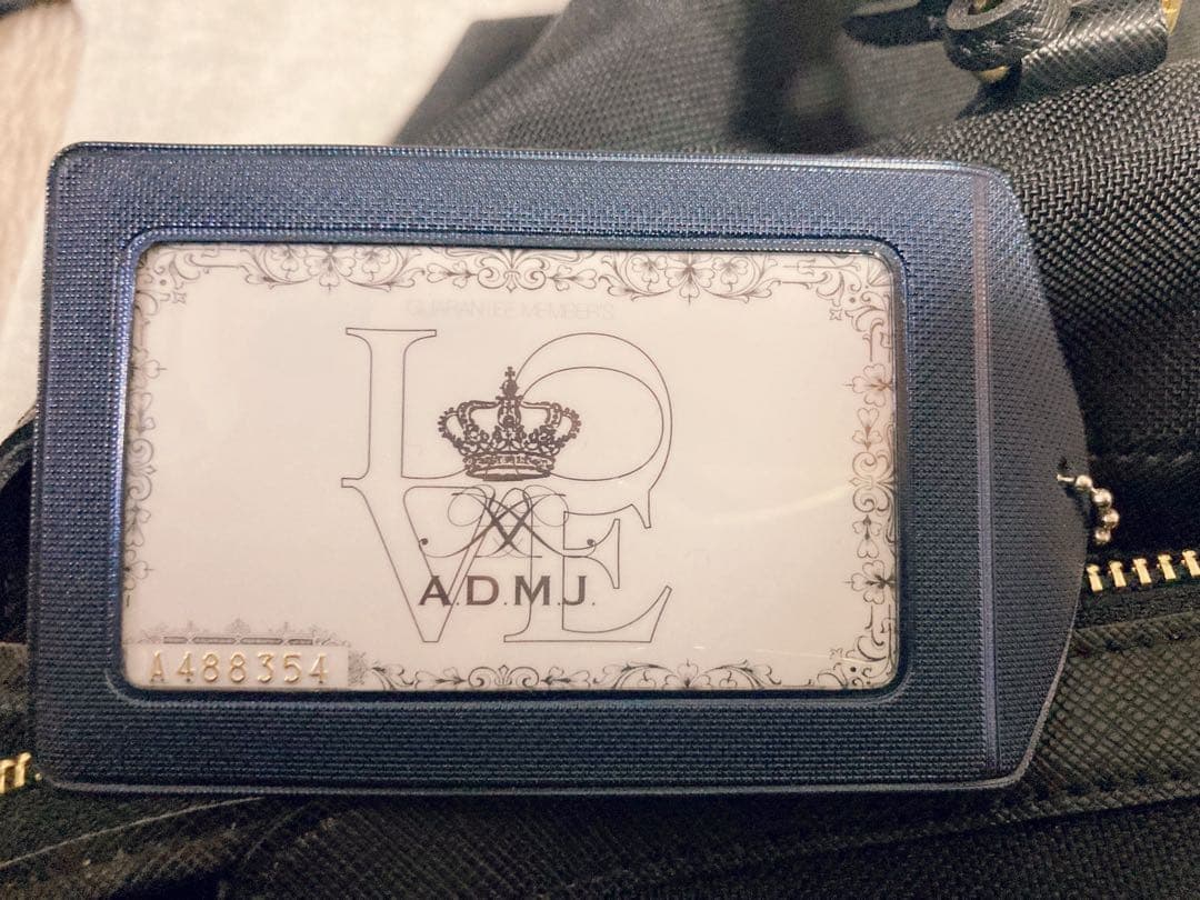 ADMJ ショルダーバッグ　ロゴプレート ナイロン アクセソワ 新品未使用