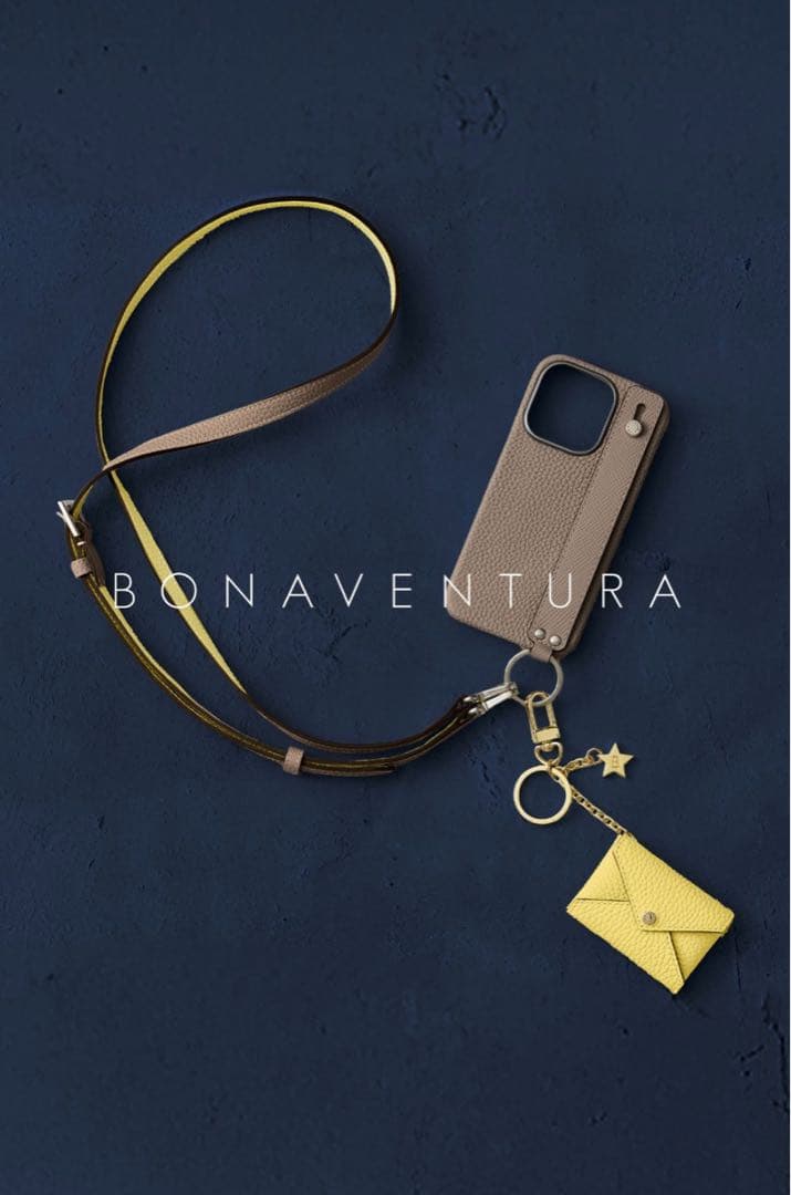 BONAVENTURA スターチェーンキーホルダー　シュリンクレザー