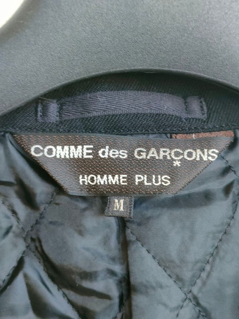 f*x様 コム・デ・ギャルソン ブラック ボタン付 ピーコート